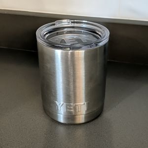 10oz YETI insulated tumbler with lid